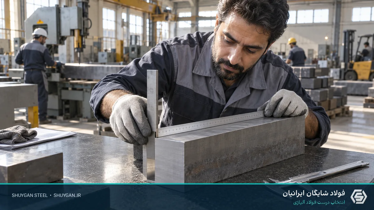 مشهد صناعي إيراني يوضح سماحات القطع بالمنشار