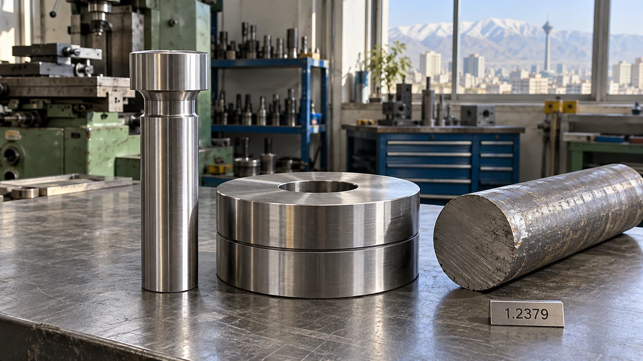 ابزار و قالب فولاد 1.2379 / SPK-NL در کارگاه تهران؛ فولاد شایگان Shaygan Steel، بازرگانی اکبر مددی Akbar Madadi Trading