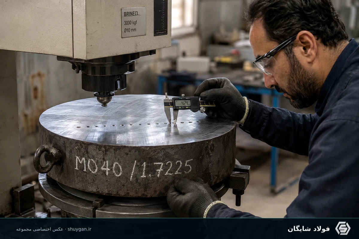 مسار القرار لموضوع صلادة قلب فولاذ 1.7225