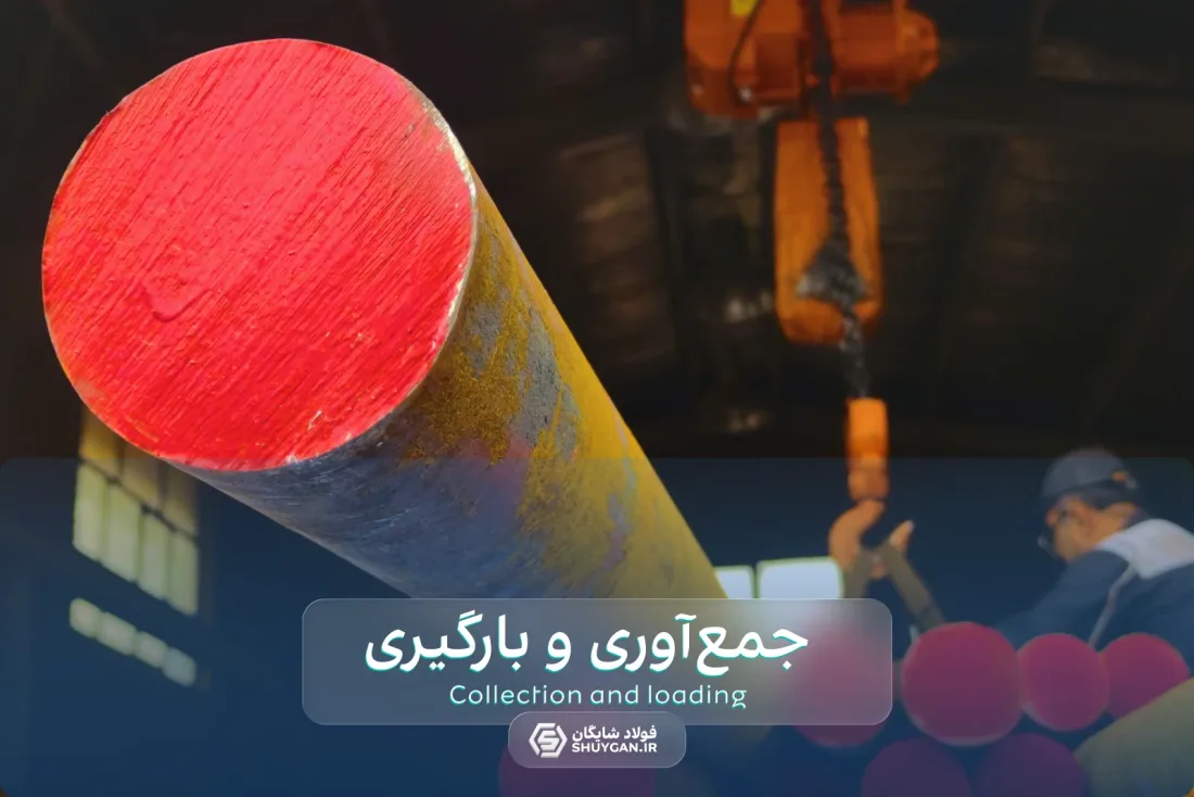 تجهيز وتحميل طلبات المنتجات الفولاذية في فولاد شايغان